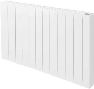 ACOVA, Radiateur électrique à fluide ThermoActif en aluminium Gamme Atoll Electrique Boîtier digital, puissance 1500 Watts, hauteur 575 mm, largeur 957 mm, 11 éléments, Blanc...