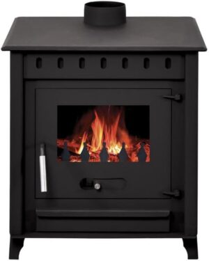 INTERSTOVES - Poêle à bois Alessia 14 | Bûches 55CM - Noir