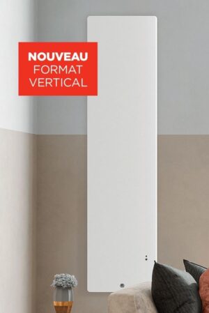 THERMOR - Radiateur électrique INGENIO 4 1000W vertical intelligent blanc mat - THERMOR - 429353